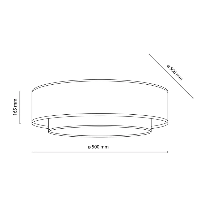 Потолочный светильник с плафоном из натурального материала 11046 TK Lighting 4