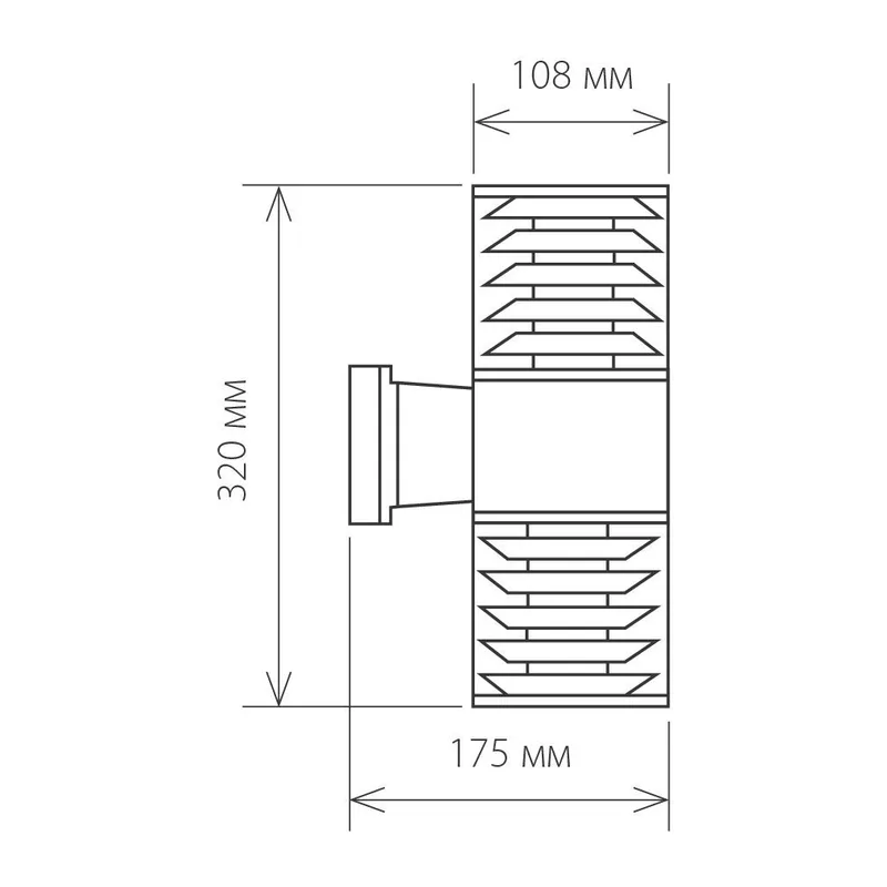 Настенный уличный светильник 1407 Techno черный IP54 1407 Techno черный Elektrostandard 4