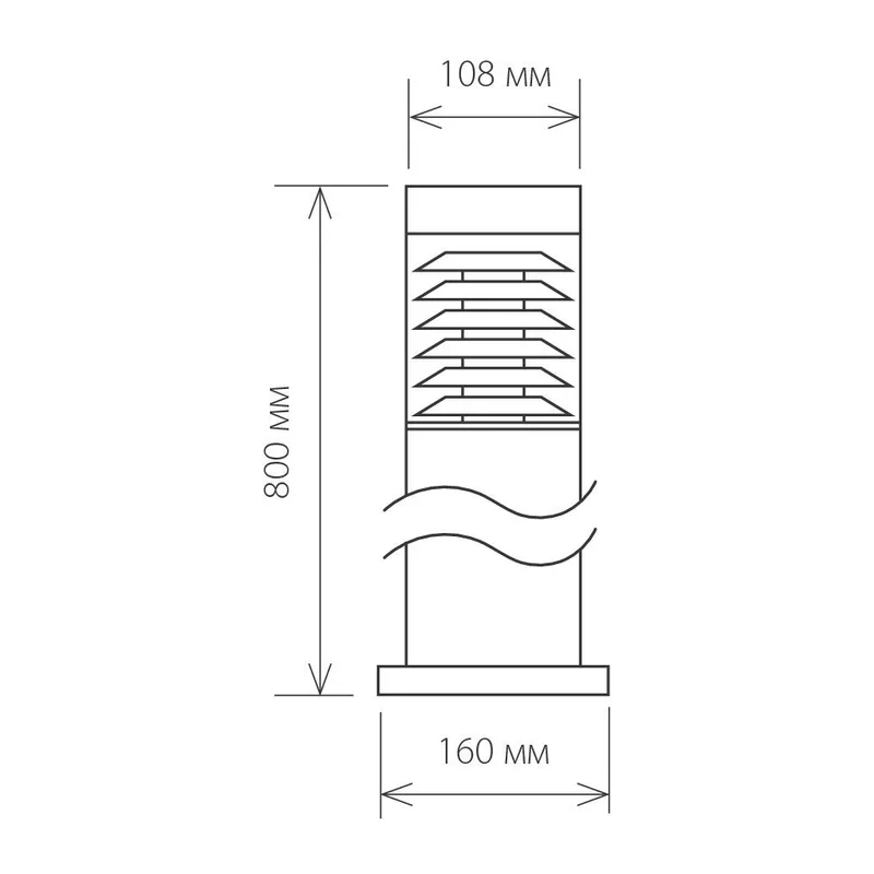 Ландшафтный светильник 1507 Techno серый IP54 1507 Techno серый Elektrostandard 6