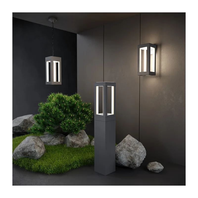 Ландшафтный светодиодный светильник Frame LED IP54 1529 TECHNO LED серый Elektrostandard 2