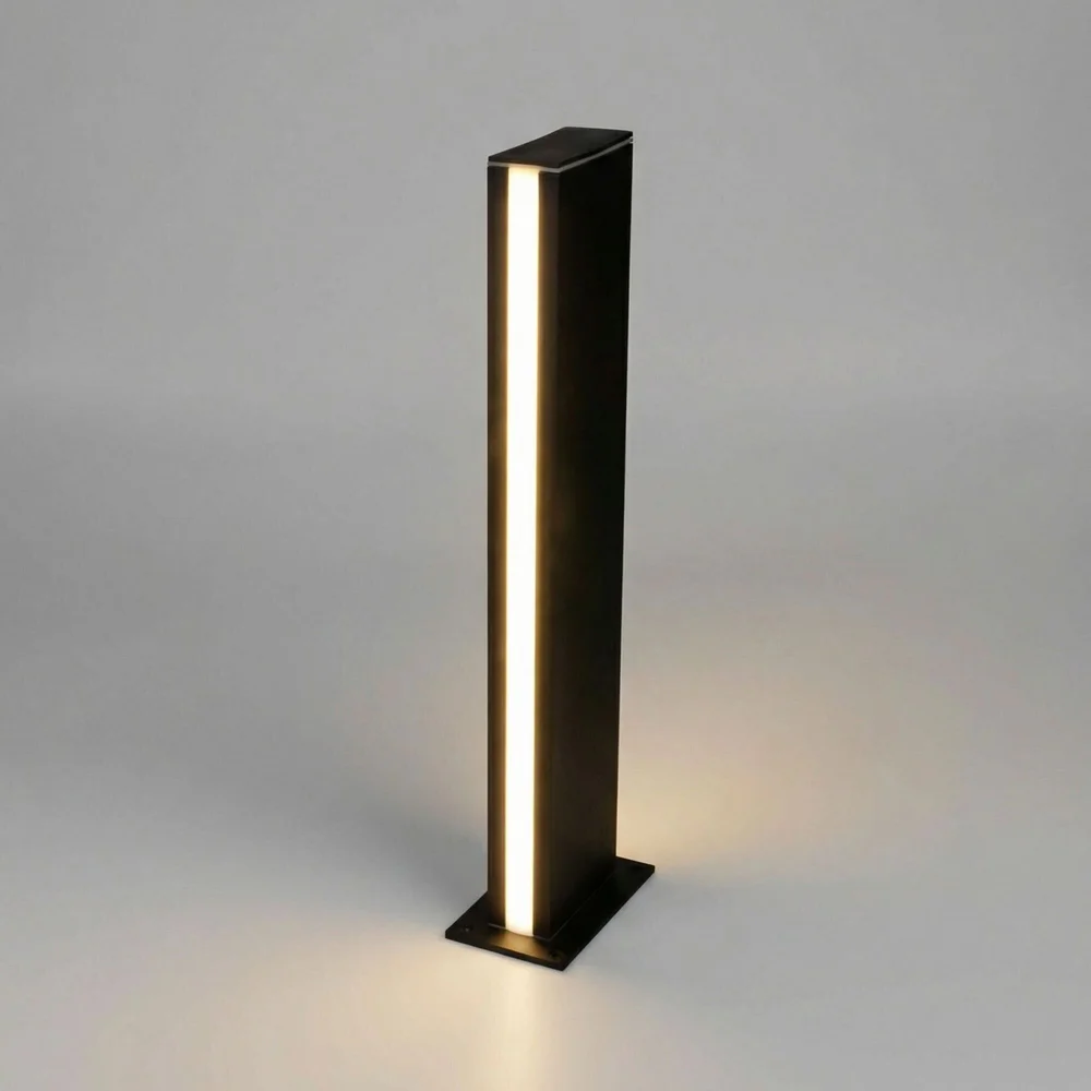 Ландшафтный светодиодный светильник Flat IP54 1538 TECHNO LED черный Elektrostandard