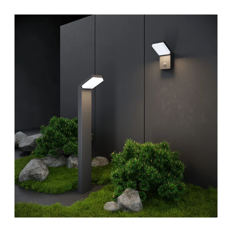 Ландшафтный светодиодный светильник серый Sensor IP54 1542 TECHNO LED серый Elektrostandard 4
