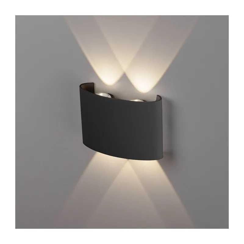 Пылевлагозащищенный светодиодный светильник Twinky Double чёрный IP54 1555 TECHNO LED Elektrostandard 2