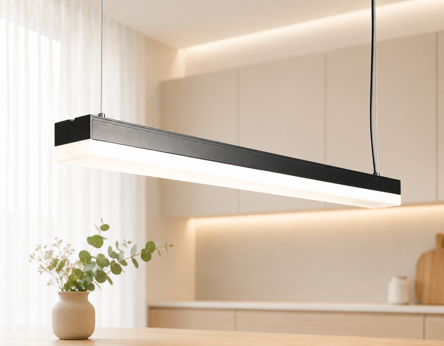 Светильник светодиодный линейный LUXBERI LLP-1-48-30-42-65-B 48Вт 3000-4200-6500K черный 6