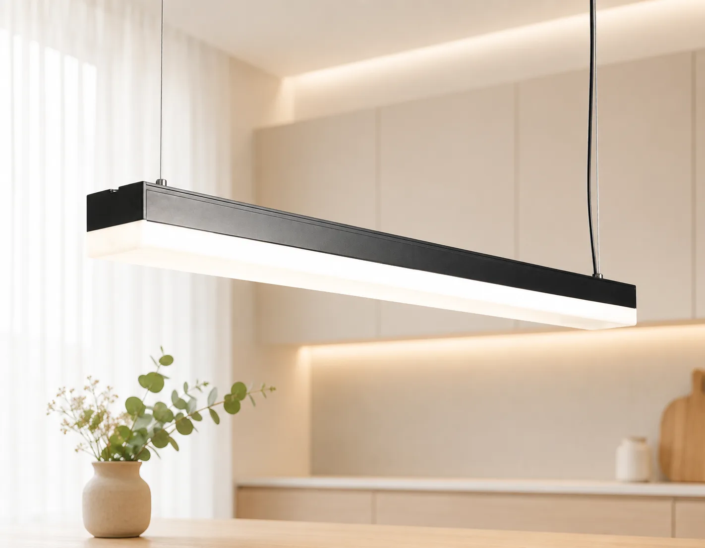 Светильник светодиодный линейный LUXBERI LLP-1-48-30-42-65-B 48Вт 3000-4200-6500K черный 6