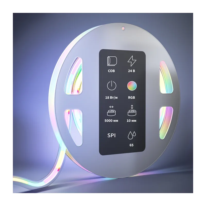 Светодиодная лента 24В COB 18Вт/м 5м IP 65 Адресная (SPI) Цветная (RGB) 201251 Maytoni 2
