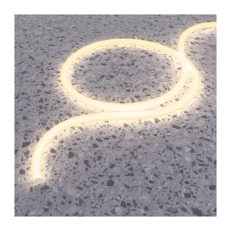 Гибкий неон круглый 360° с фиксацией изгибов D25 24В 20Вт/м 3000К IP65 5м Maytoni 20306 2