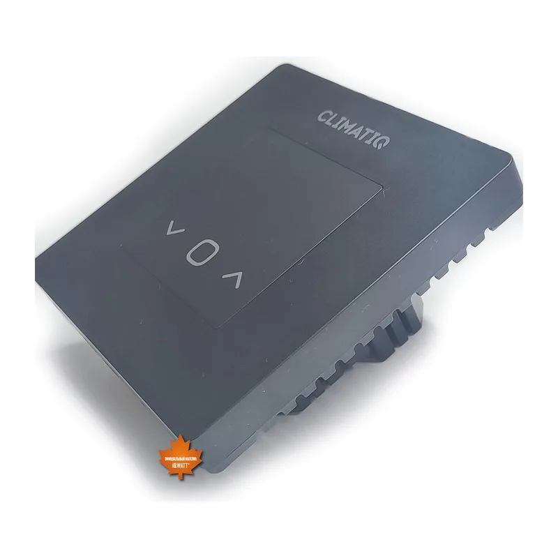 Электронный программируемый терморегулятор CLIMATIQ FD WI-FI черный 2