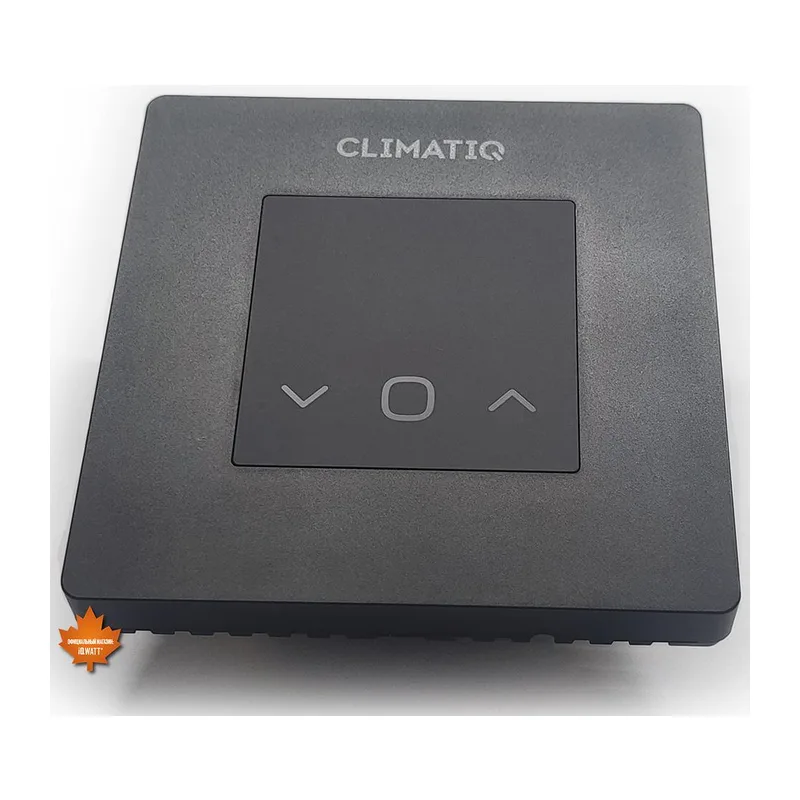 Электронный программируемый терморегулятор CLIMATIQ FD WI-FI черный 3