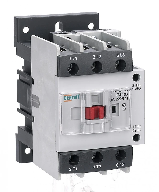 Контактор 65А 380В АС3 1НО+1НЗ КМ-103 Dekraft 2