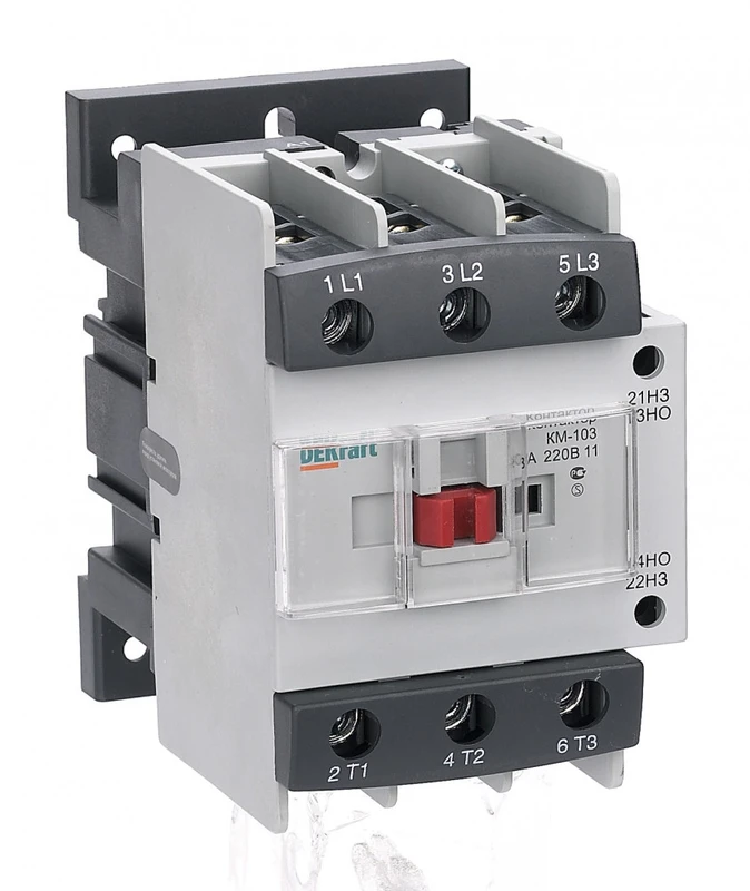 Контактор 80А 36В АС3 1НО+1НЗ КМ-103 Dekraft 2