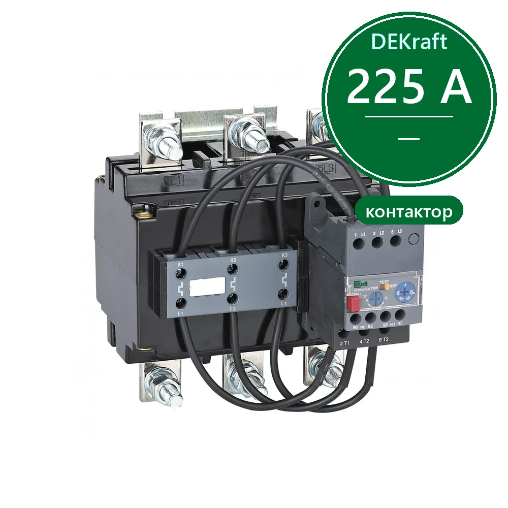 Реле тепловое для контакторов 225А-630А 290А-400А РТ-02