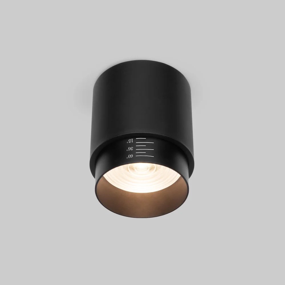 Потолочный светодиодный светильник Cors 25032/LED 10W 4200K чёрный Elektrostandard