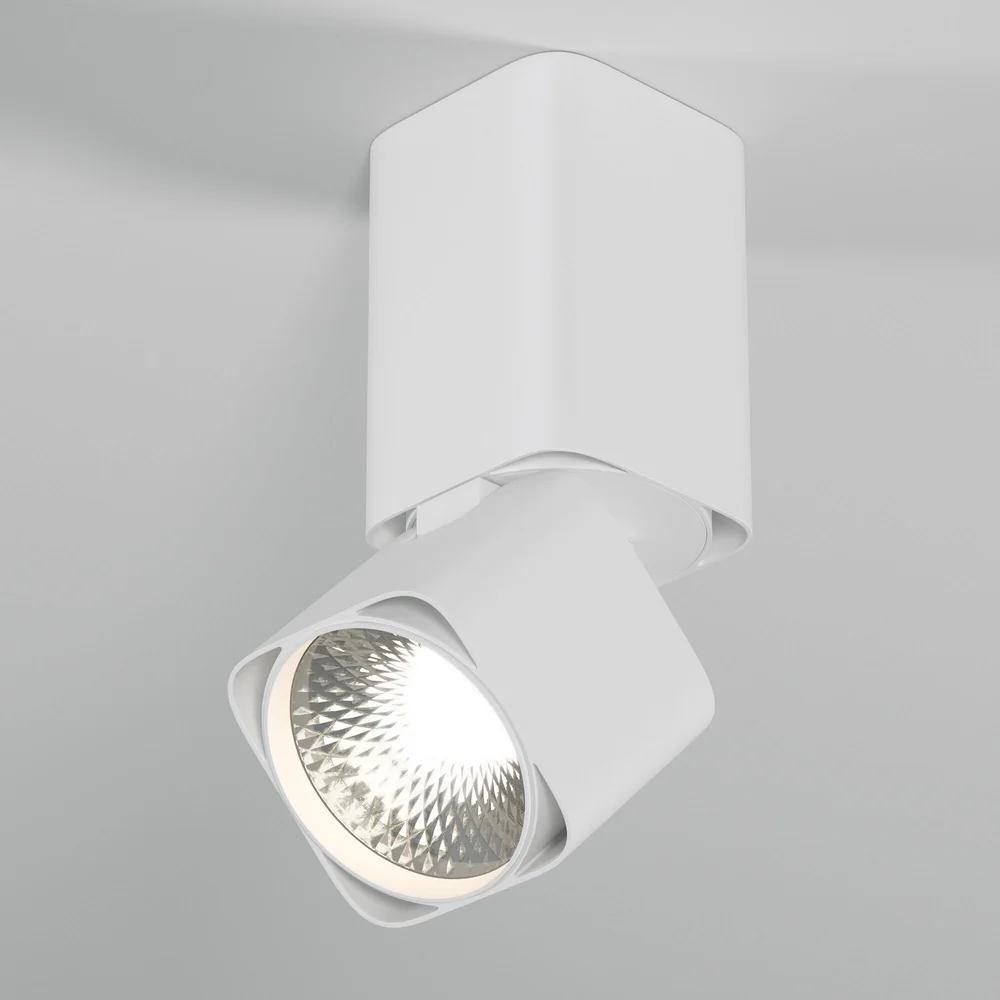 Светильник потолочный поворотный светодиодный Cubus 10W 4000K белый 25043/LED Elektrostandard
