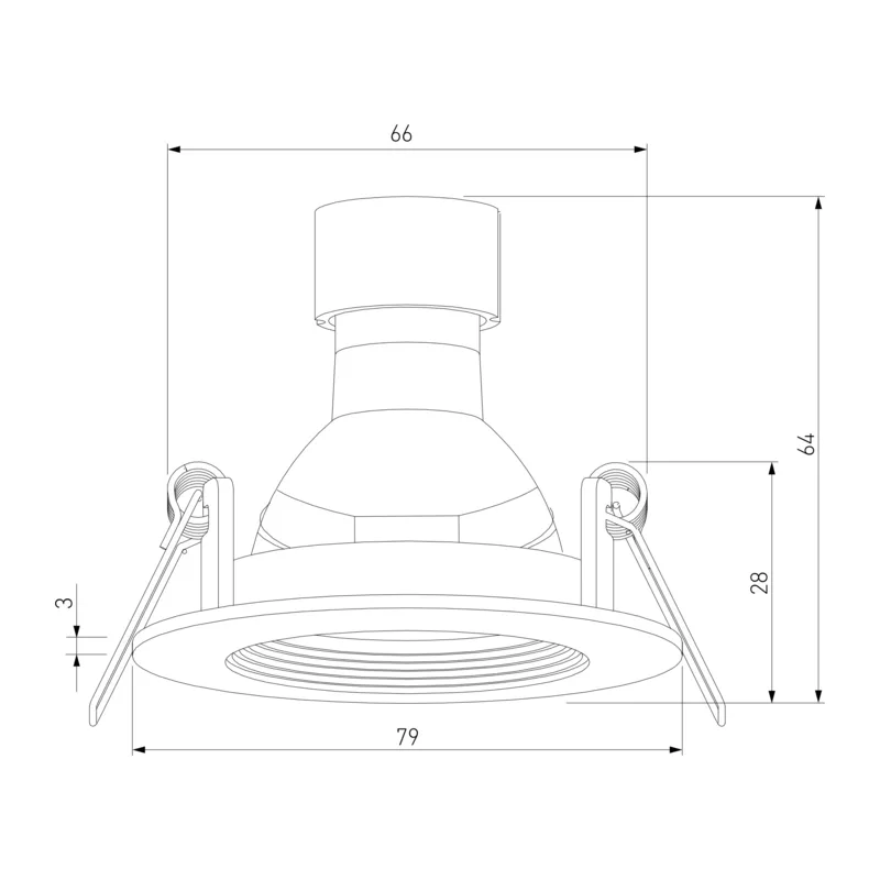 Светильник встраиваемый City GU10 черный IP44 25060/01 Elektrostandard 5