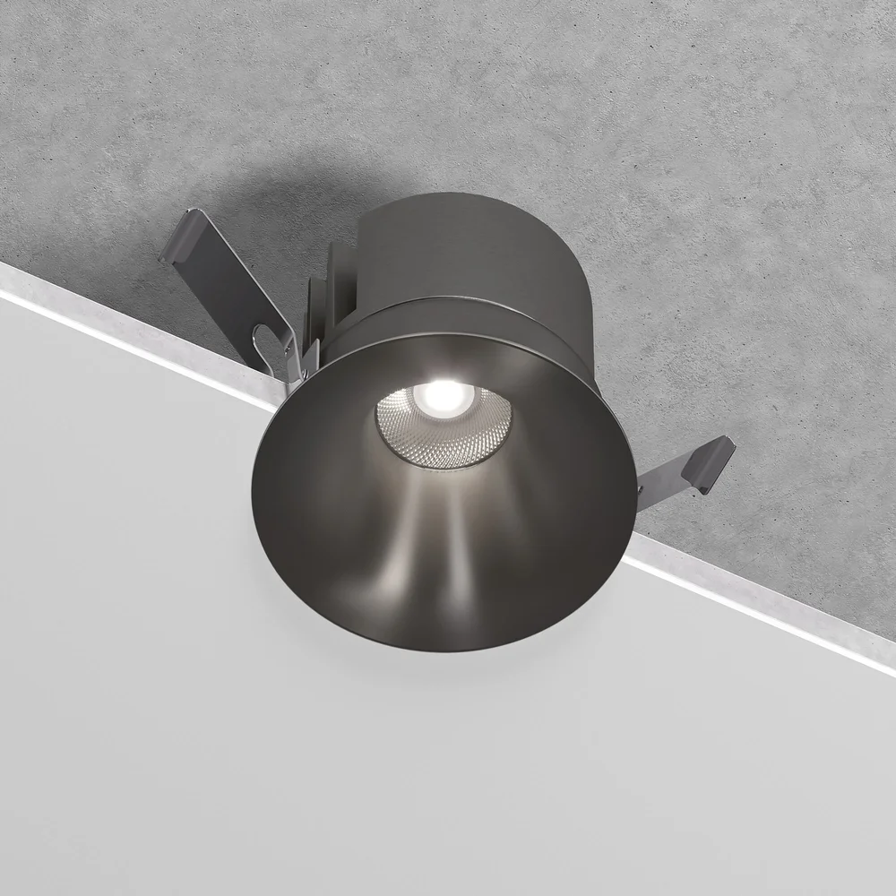 Светильник встраиваемый светодиодный Bliss 15W 4000K черный 25070/LED Elektrostandard