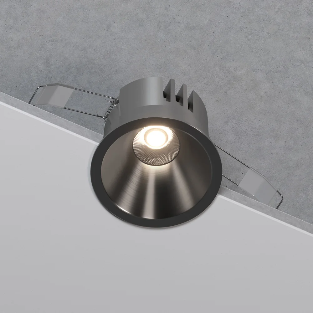 Светильник встраиваемый светодиодный Forte 15W 4000K латунь 25071/LED Elektrostandard