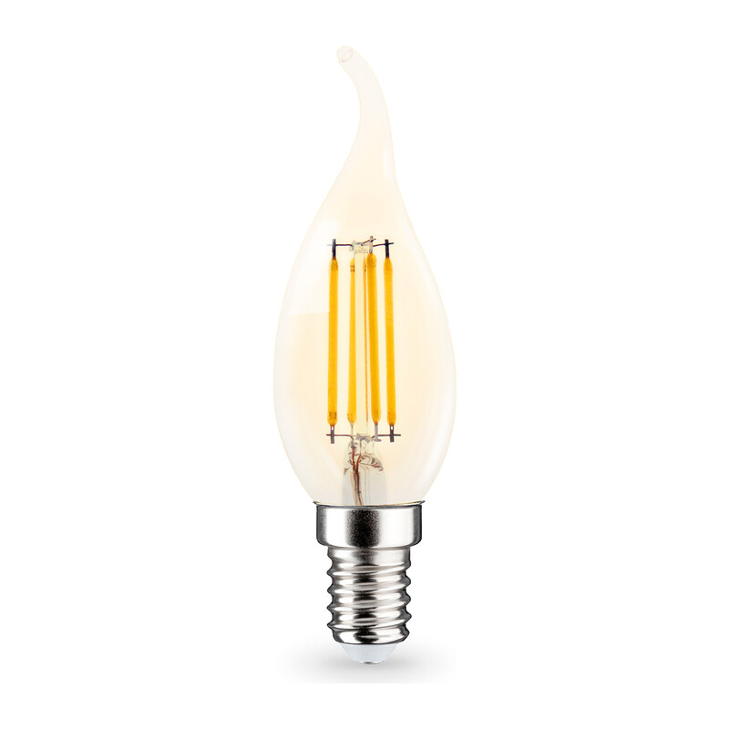 Лампа светодиодная Свеча на ветру CF35 11W 2700K 351123 Filament LED CF35 11W E14 2700K 220-240V Ambrella Light 8