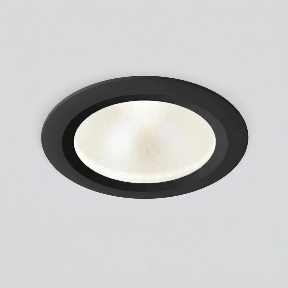 Встраиваемый точечный светильник 35128/U IP54 35128/U черный Elektrostandard
