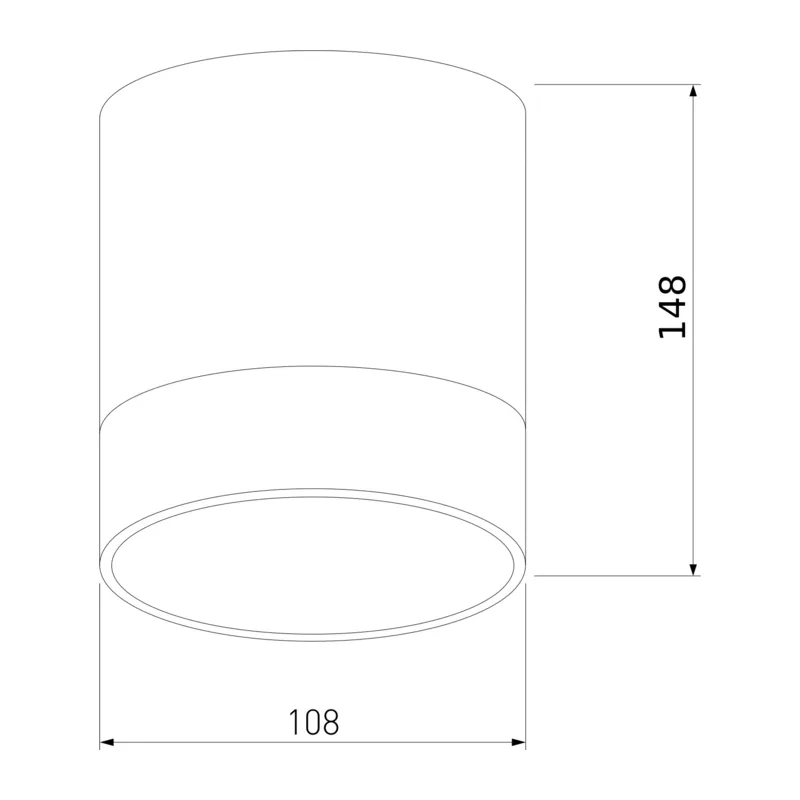 Уличный потолочный светильник Light LED 2107 IP54 35140/H черный Elektrostandard 6