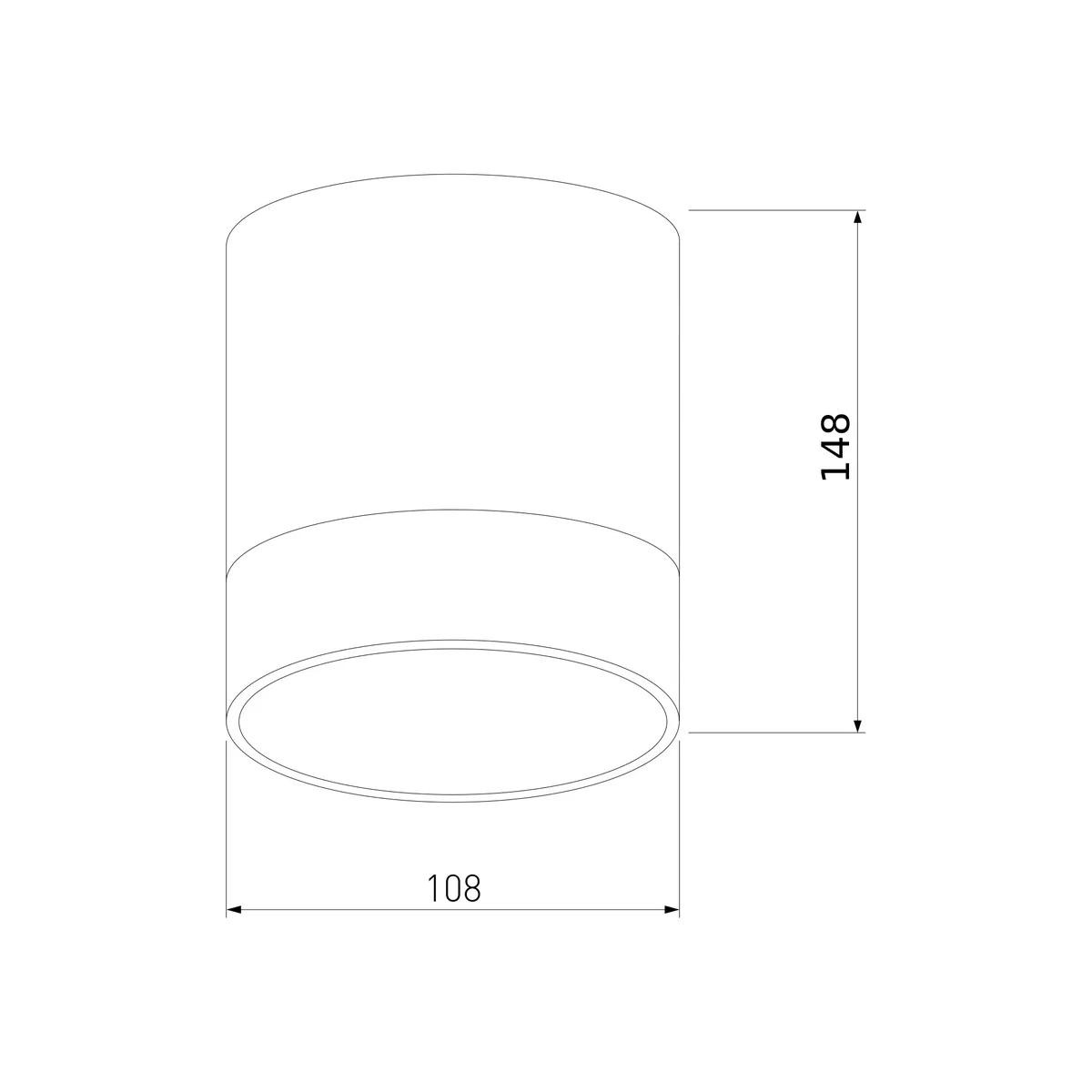 Уличный потолочный светильник Light LED 2107 IP54 35140/H серый Elektrostandard 5
