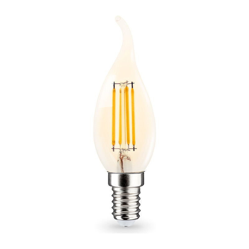 Лампа светодиодная Свеча на ветру CF35 15W 2700K 351523 Filament LED CF35 15W E14 2700K 220-240V Ambrella Light 8