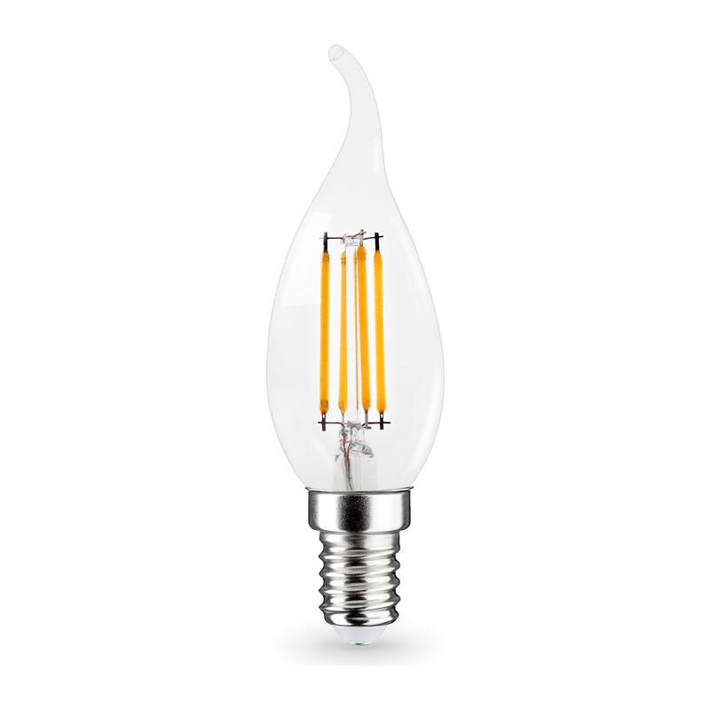 Лампа светодиодная Свеча на ветру CF35 15W 4000K 351524 Filament LED CF35 15W E14 4000K 220-240V Ambrella Light 8