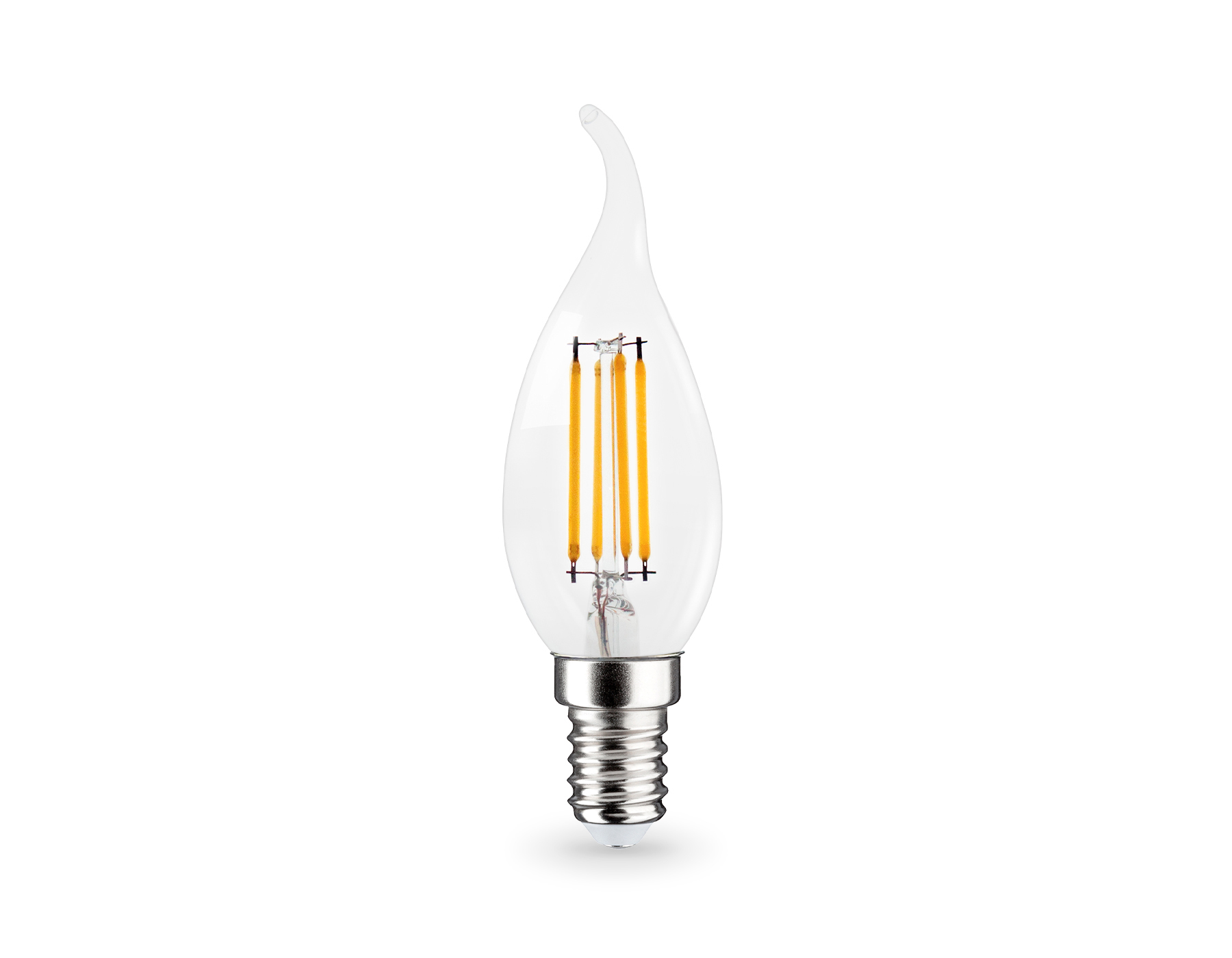 Лампа светодиодная Свеча на ветру CF35 15W 4000K 351524 Filament LED CF35 15W E14 4000K 220-240V Ambrella Light 5