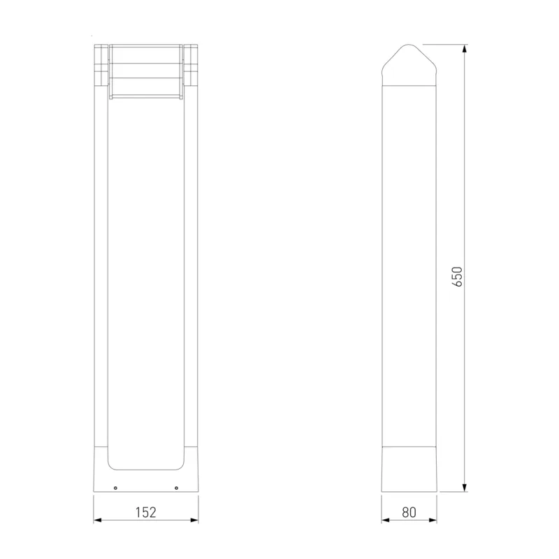 Ландшафтный поворотный светильник DORS LED 3000K IP54 35163/F черный Elektrostandard 4