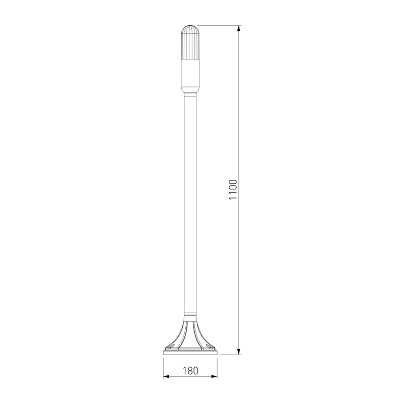Светильник садово-парковый на столбе 35165/F Elektrostandard 5
