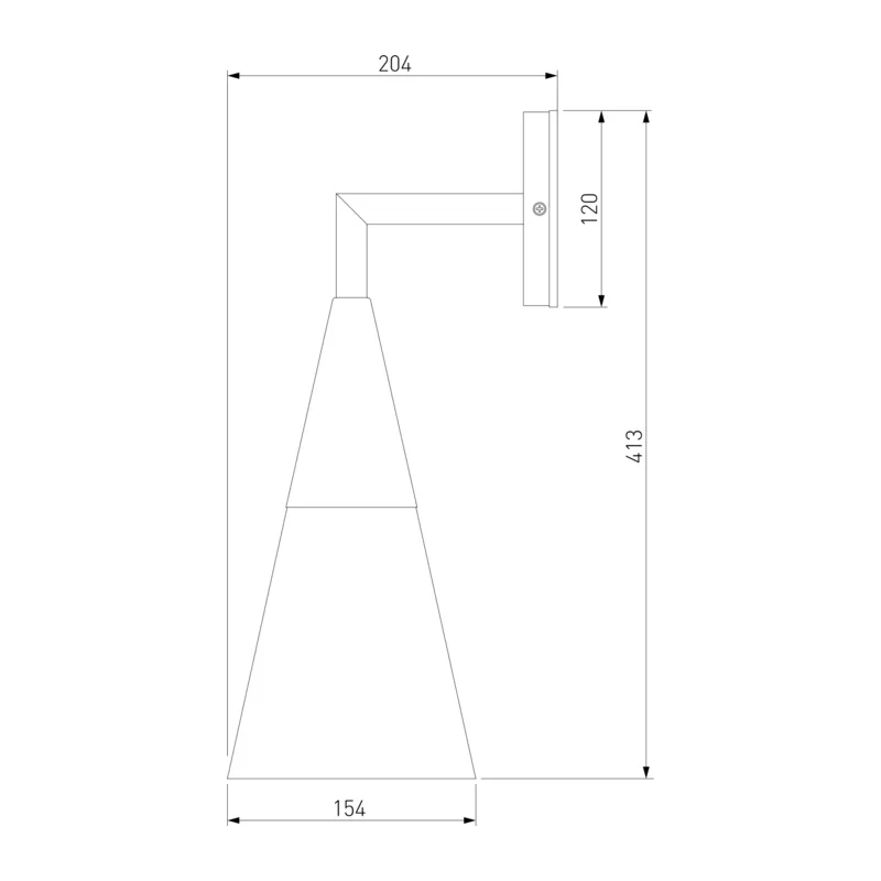 Светильник садово-парковый Vesto 35171/D черный Elektrostandard 3