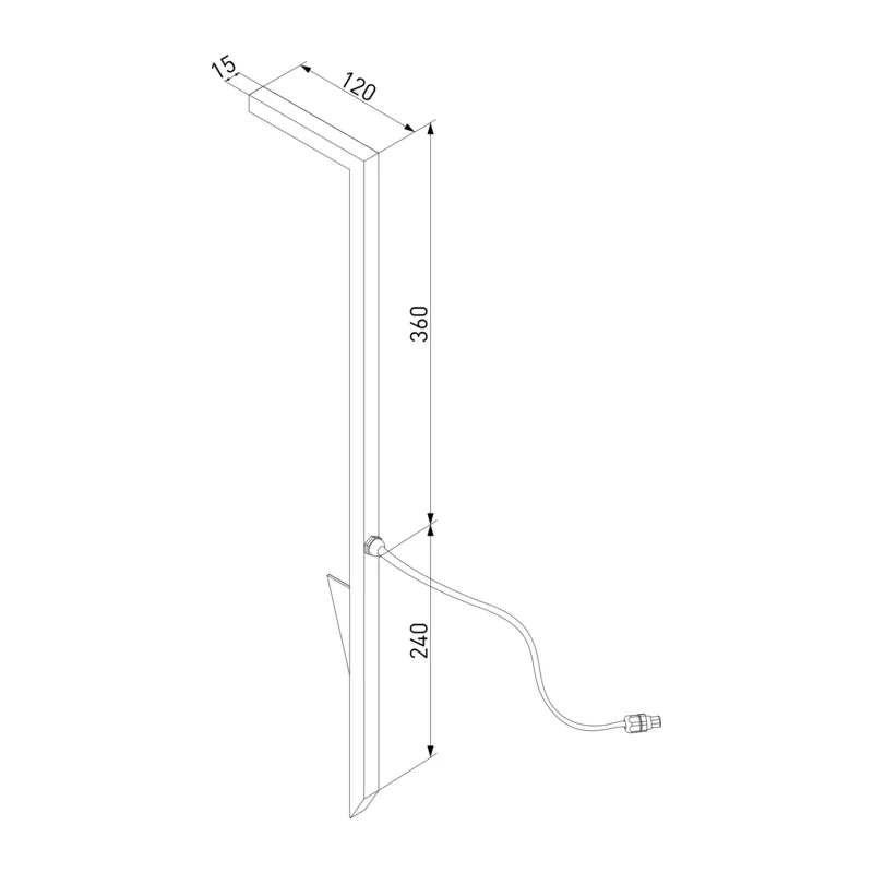 Светильник садово-парковый Stels 5W 4000K черный 35181/S Elektrostandard 6