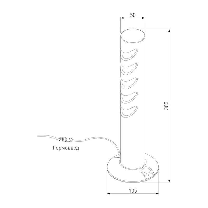 Светильник садово-парковый Smile 6w 3000K черный 35188/S Elektrostandard 7