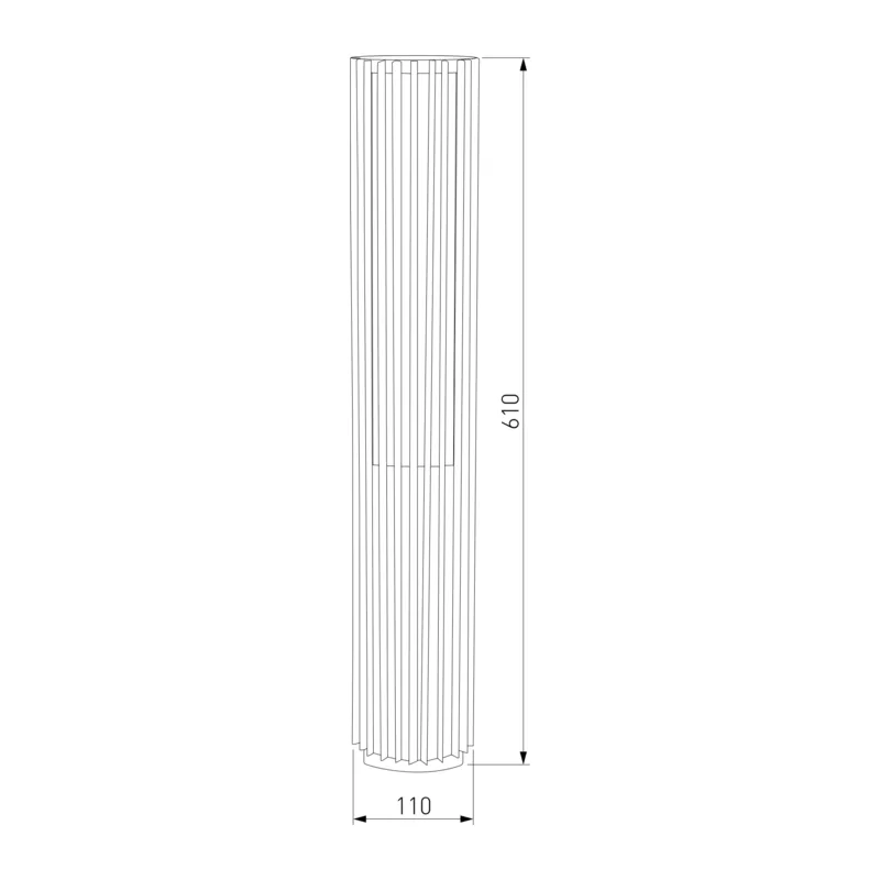 Светильник садово-парковый Entero 10W черный 4000К 35189/F Elektrostandard 3