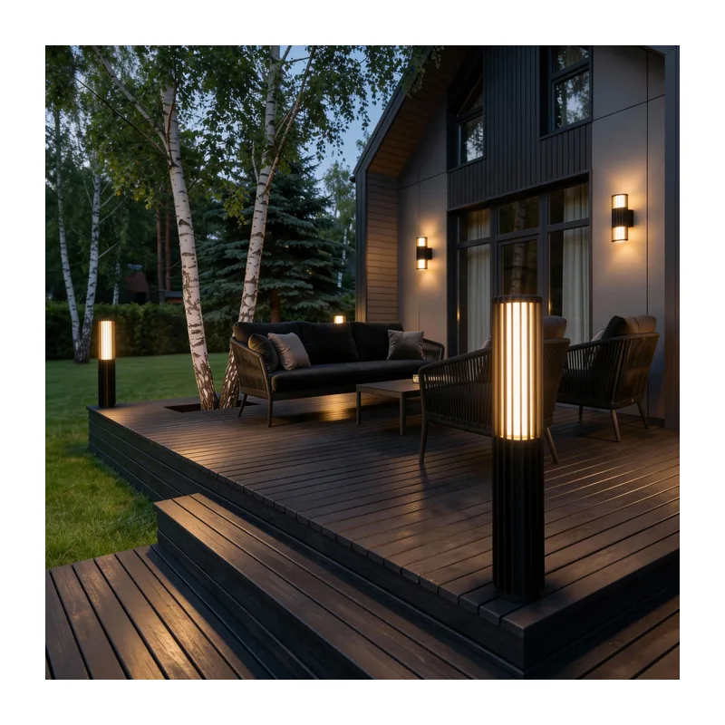 Садово-парковый светодиодный светильник Entero 3000K IP54 35189/F черный Elektrostandard 2