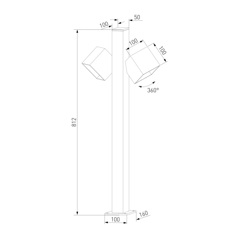 Светильник садово-парковый светодиодный Fjord 35195/F Elektrostandard 6