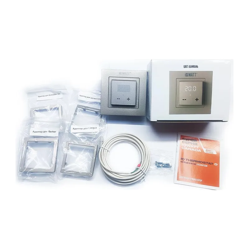 Электронный программируемый термостат IQ THERMOSTAT D шампань WI-FI 2