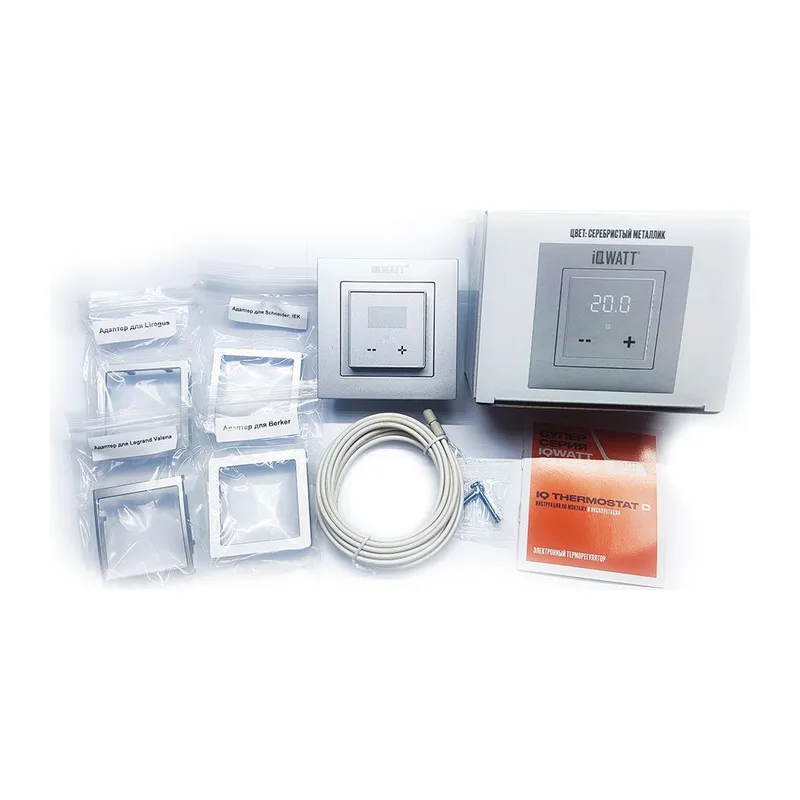 Электронный термостат IQ THERMOSTAT D серебристый металлик 2