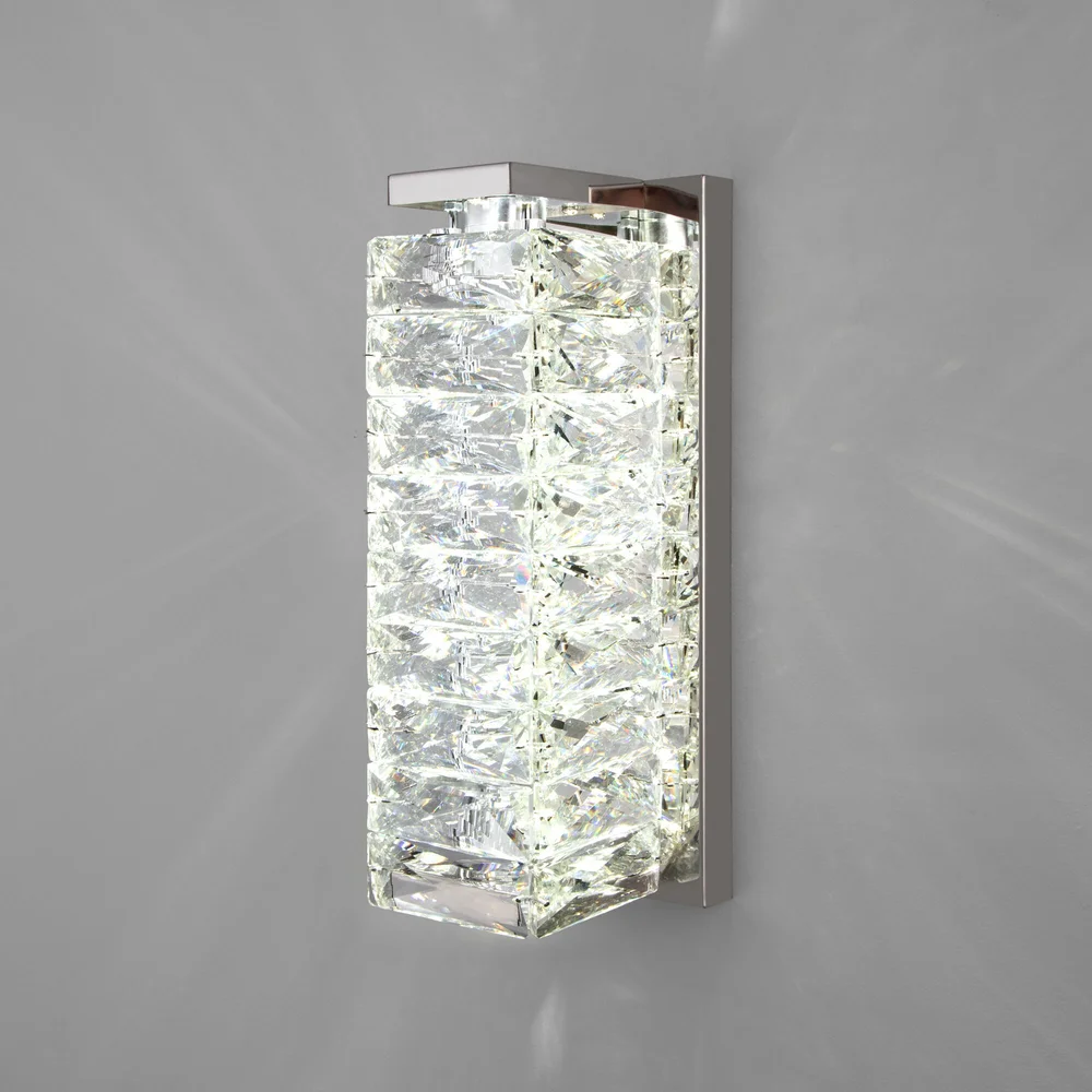 Настенный светильник с хрусталем 40259 LED хром Eurosvet