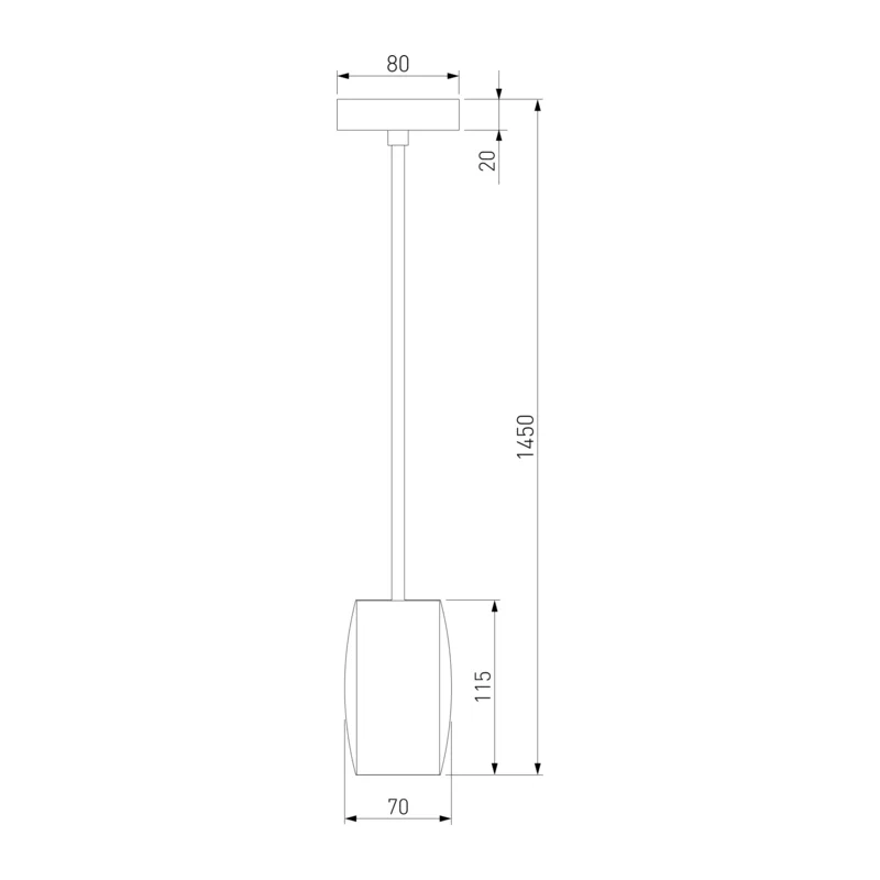 Подвесной светильник 50246/1 LED/ белый Eurosvet 3