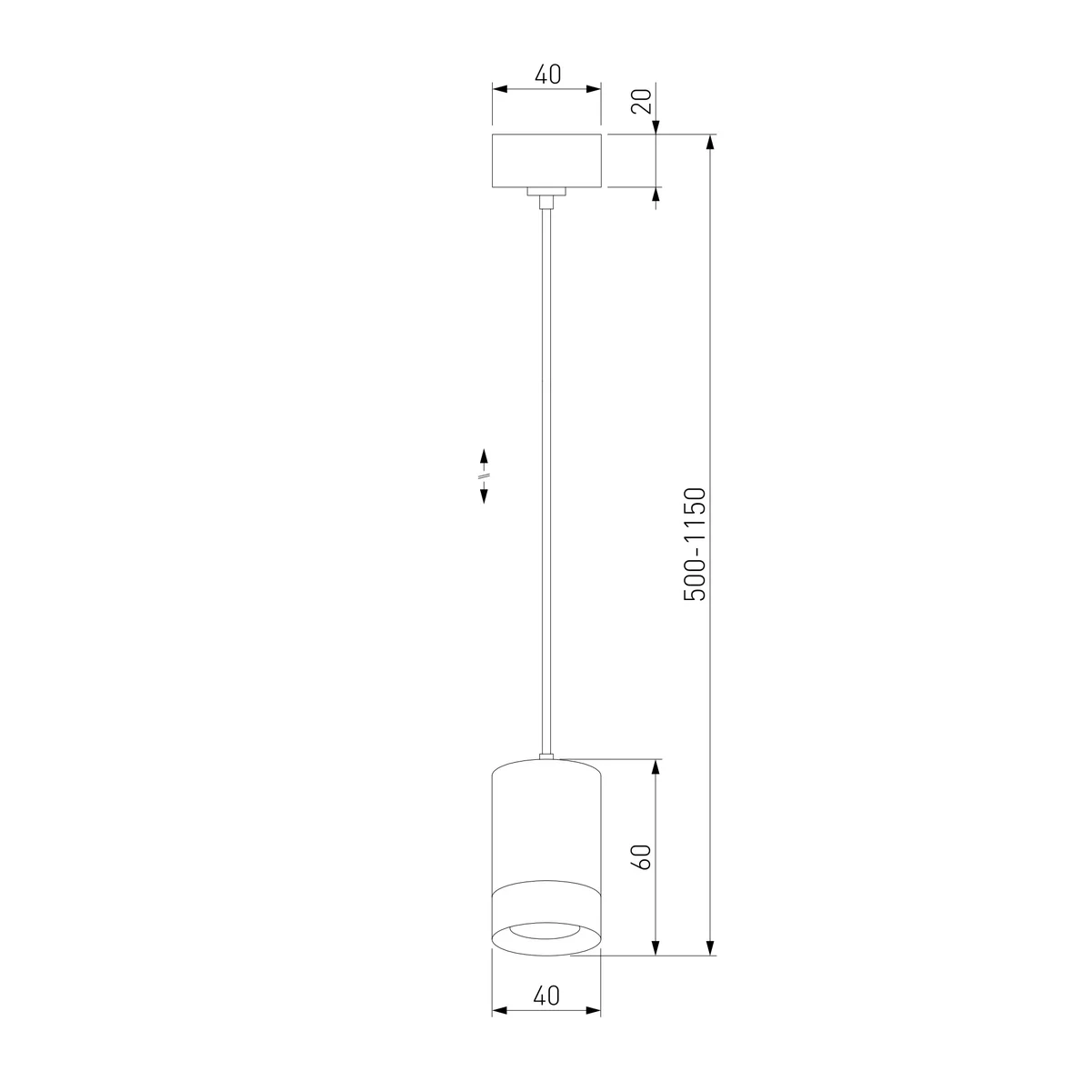 Подвесной светильник 50248/1 LED/ черный Eurosvet 4