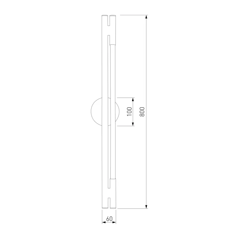 Настенный светильник 50265 LED латунь Eurosvet 7