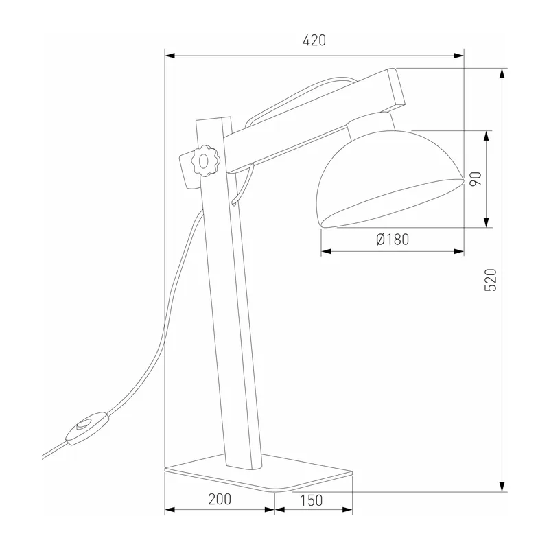 Настольный светильник 5347 Oslo TK Lighting 6