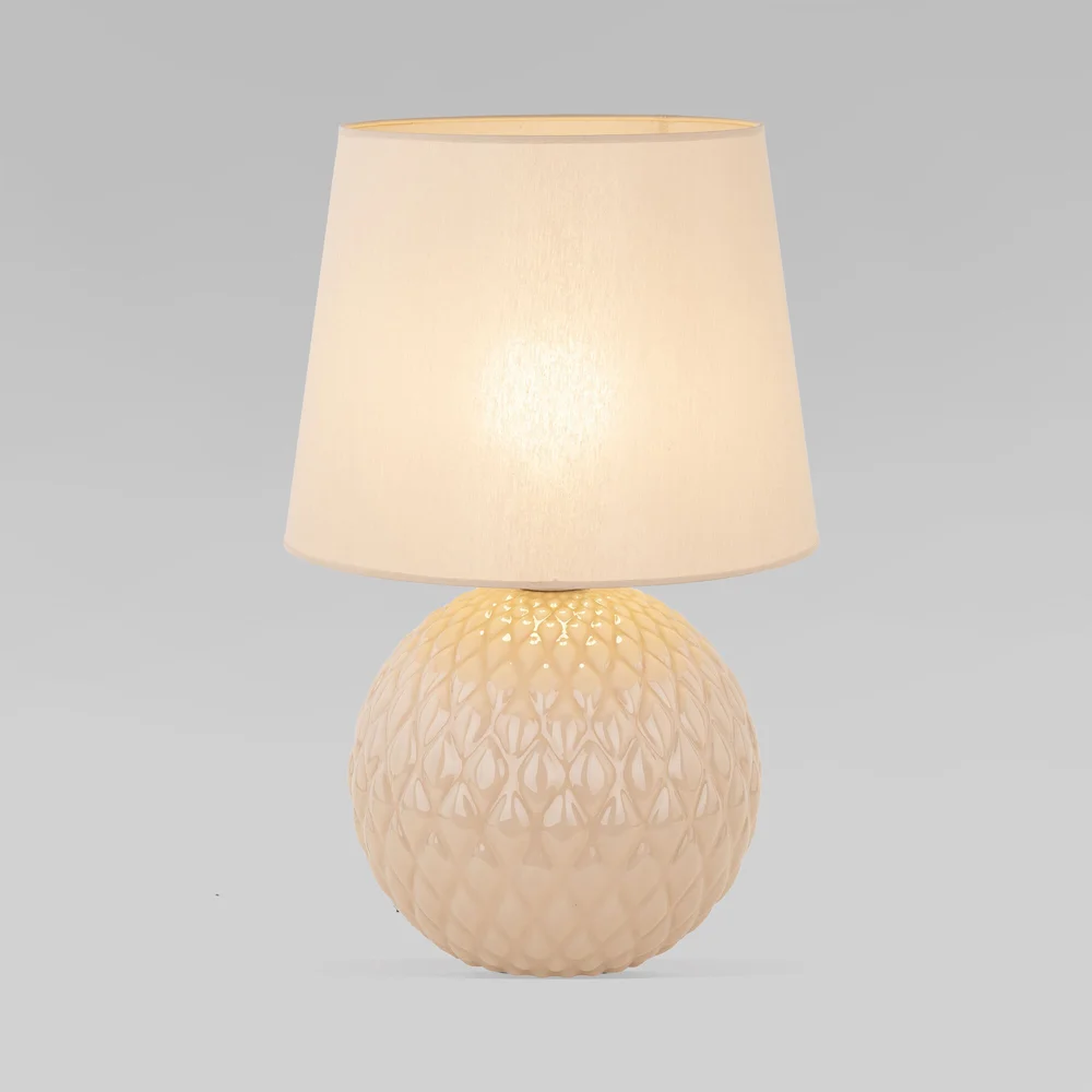 Настольный светильник с тканевым абажуром 5591 Santana Ecru TK Lighting