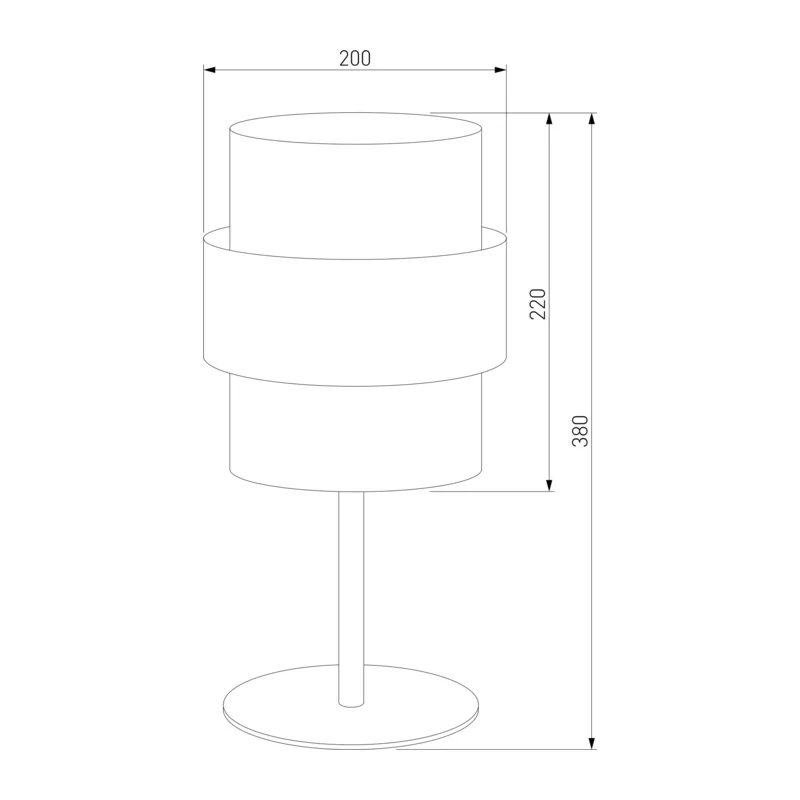Настольный светильник 5895 Calisto Black TK Lighting 4