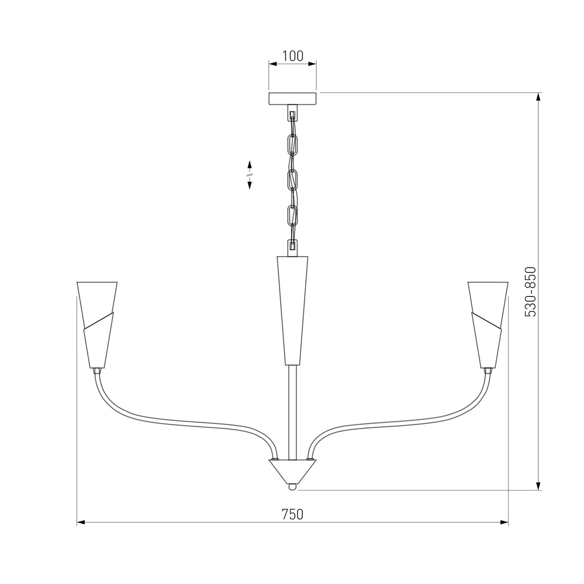 Умный подвесной светильник Rhyton 60167/6 никель 60167/6 никель Eurosvet 7
