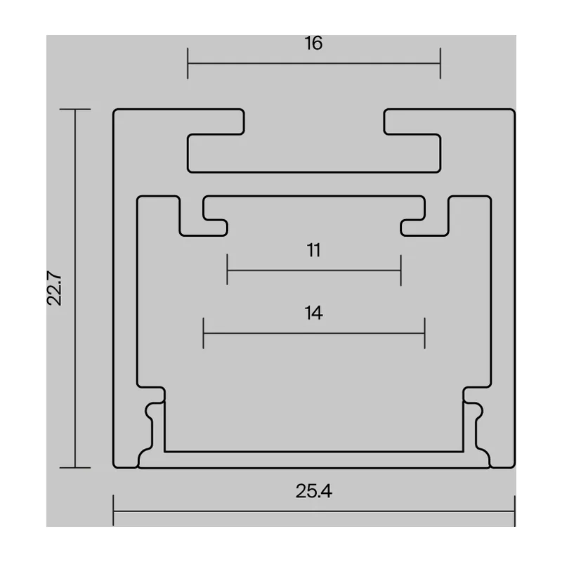 Алюминиевый профиль накладной-подвесной 25x22 (Черный, 2 м), ALM-2522-B-2M 633013 Maytoni 4