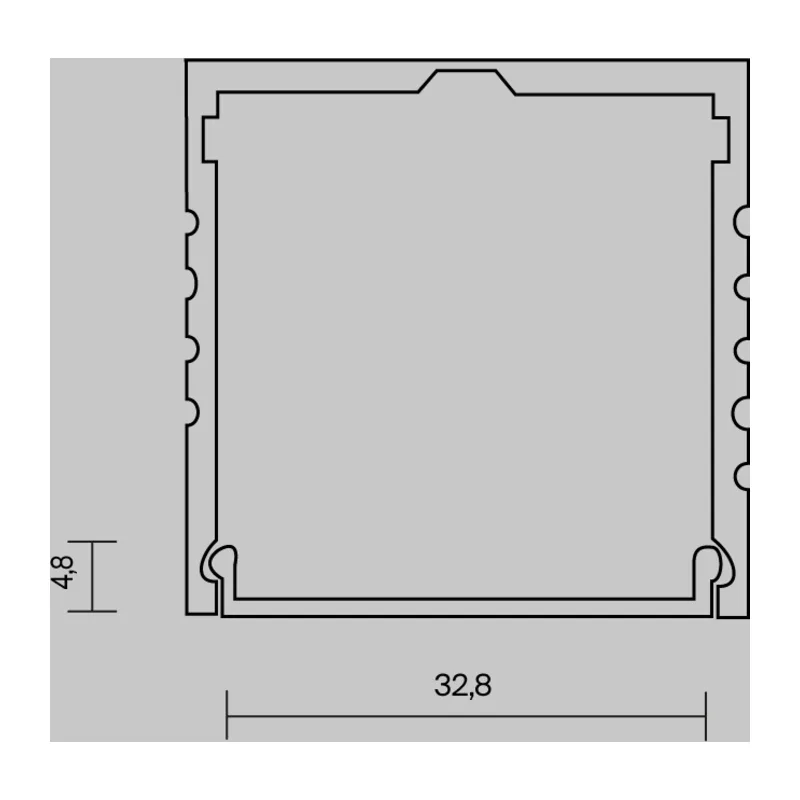 Рассеиватель для профиля 35x35 (Белый, 10 м), ALM-3535A-O-DF-10M 642031 Maytoni 5