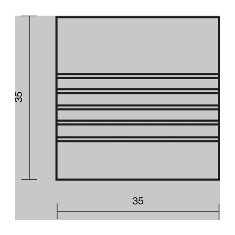 Комплект заглушек (для профиля 35x35) 2 шт., ALM-3535A-S-EC 642033 Maytoni 6