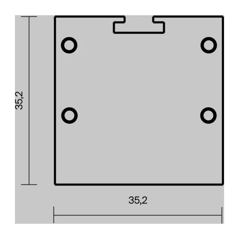 Комплект заглушек (для профиля 72x36) 2 шт., ALM-7236T-S-EC 642083 Maytoni 6